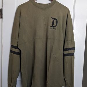DisneyParks Olive Spirit Jersey Large Disneyland Disney world unisex Preowned